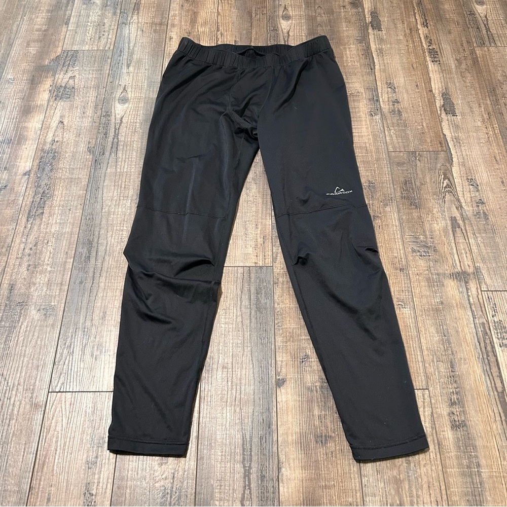 Paradox Pants Mens M Medium Black Pull‎ On Base Layer Outdoors